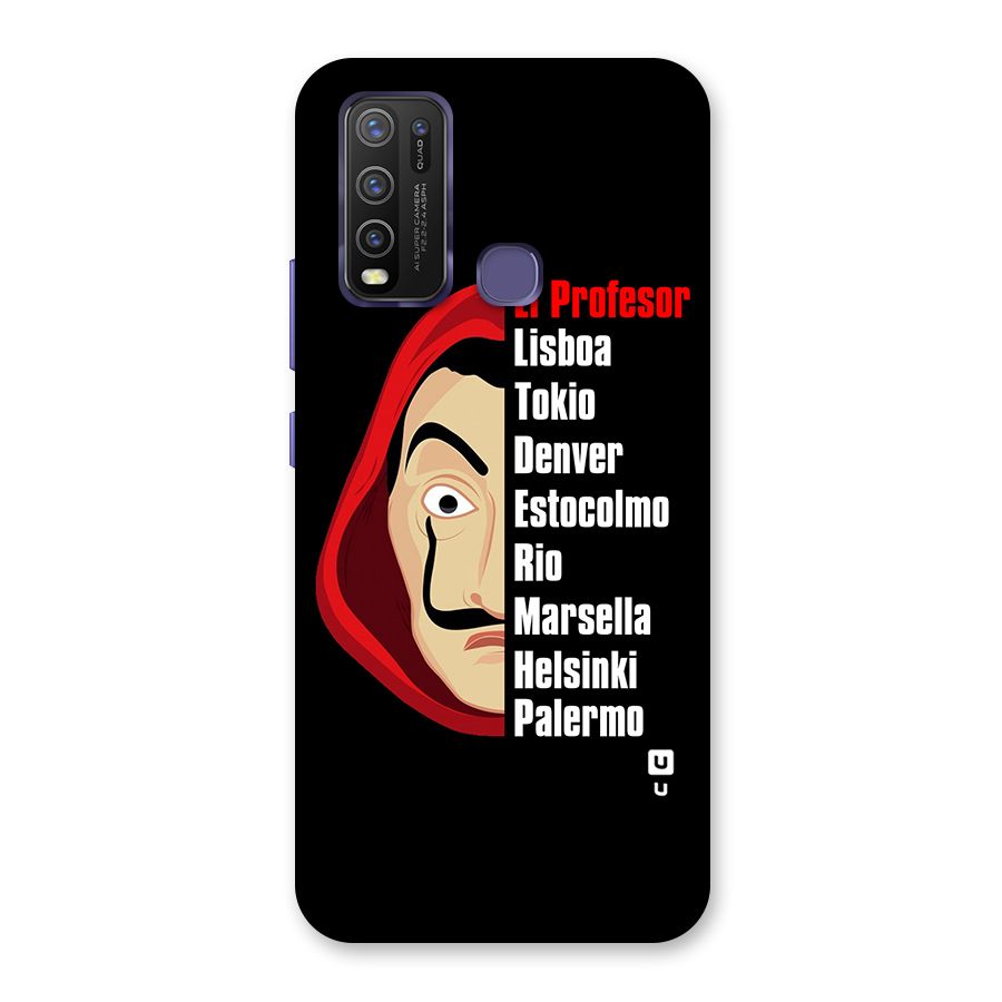All Members Money Heist Back Case for Vivo Y50