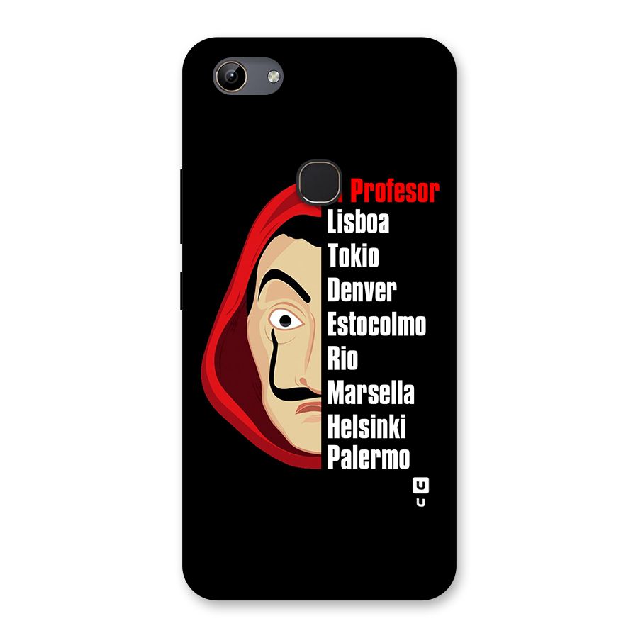 All Members Money Heist Back Case for Vivo Y81