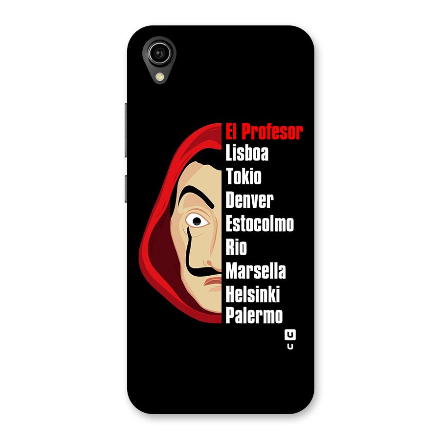 All Members Money Heist Back Case for Vivo Y91i