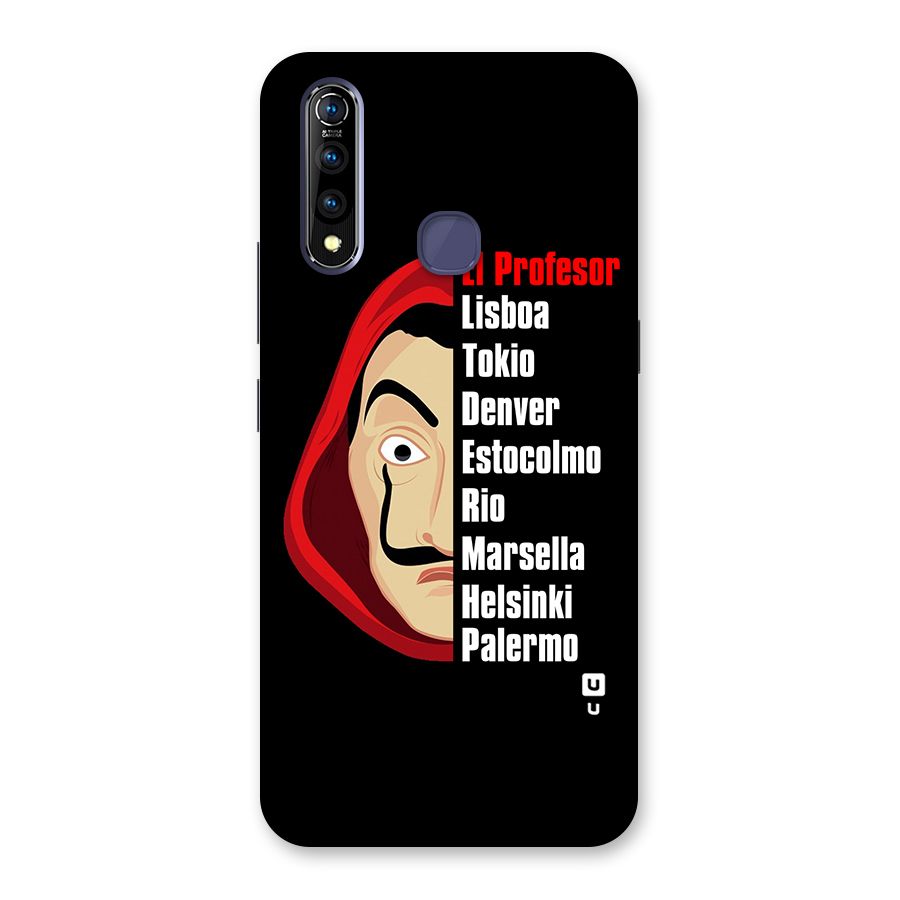 All Members Money Heist Back Case for Vivo Z1 Pro