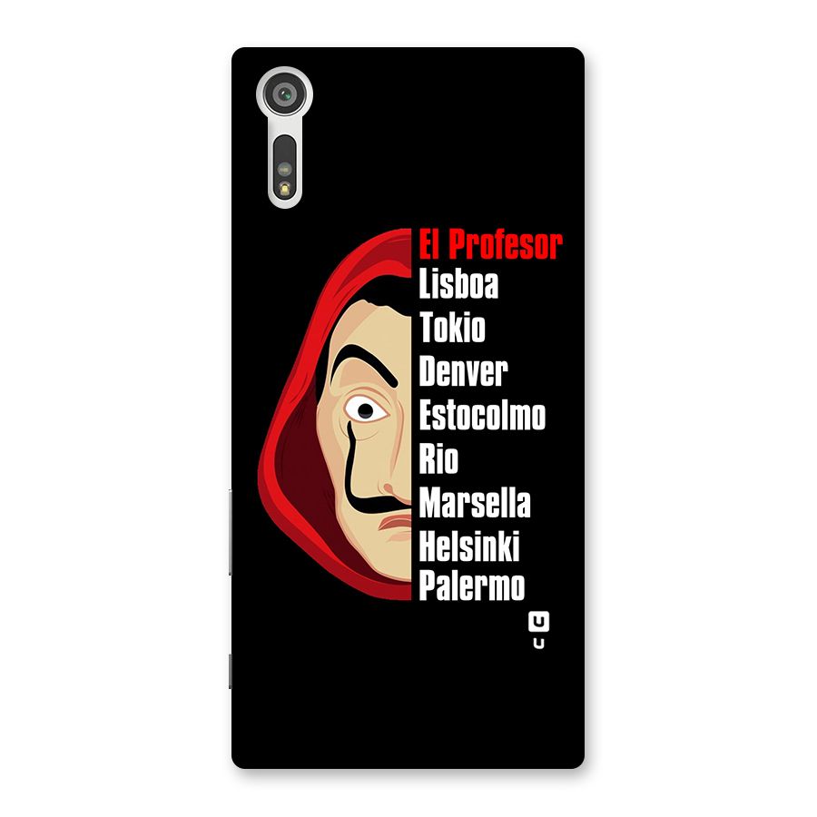 All Members Money Heist Back Case for Xperia XZ