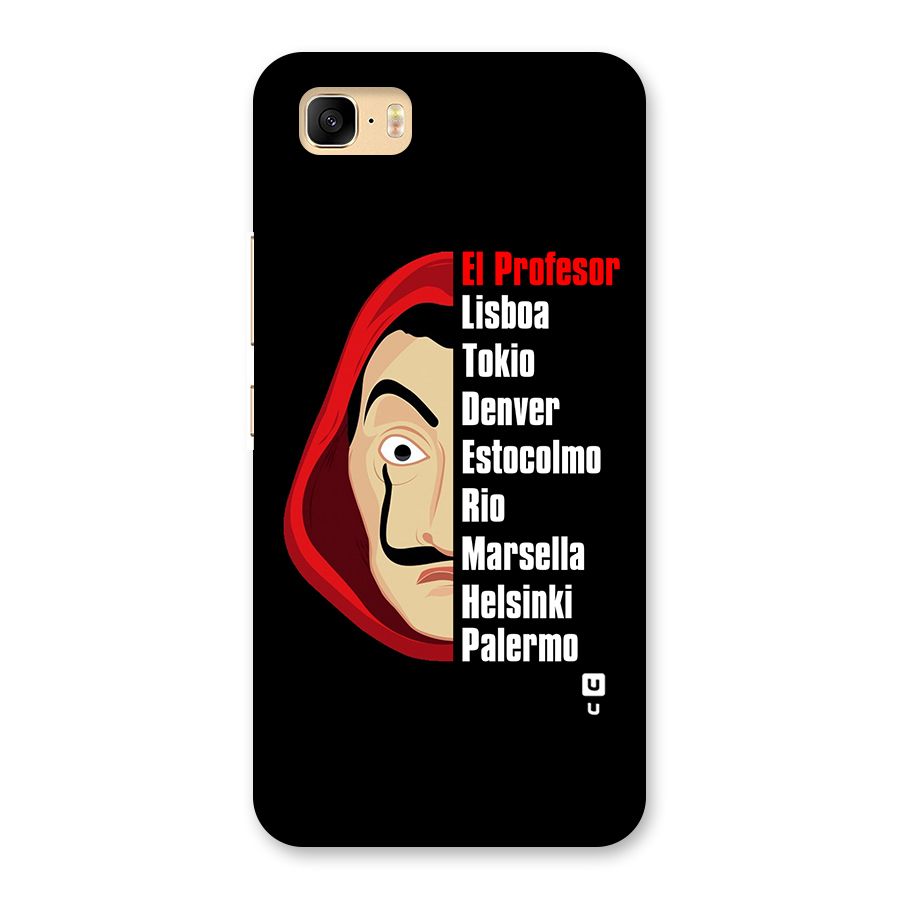 All Members Money Heist Back Case for Zenfone 3s Max