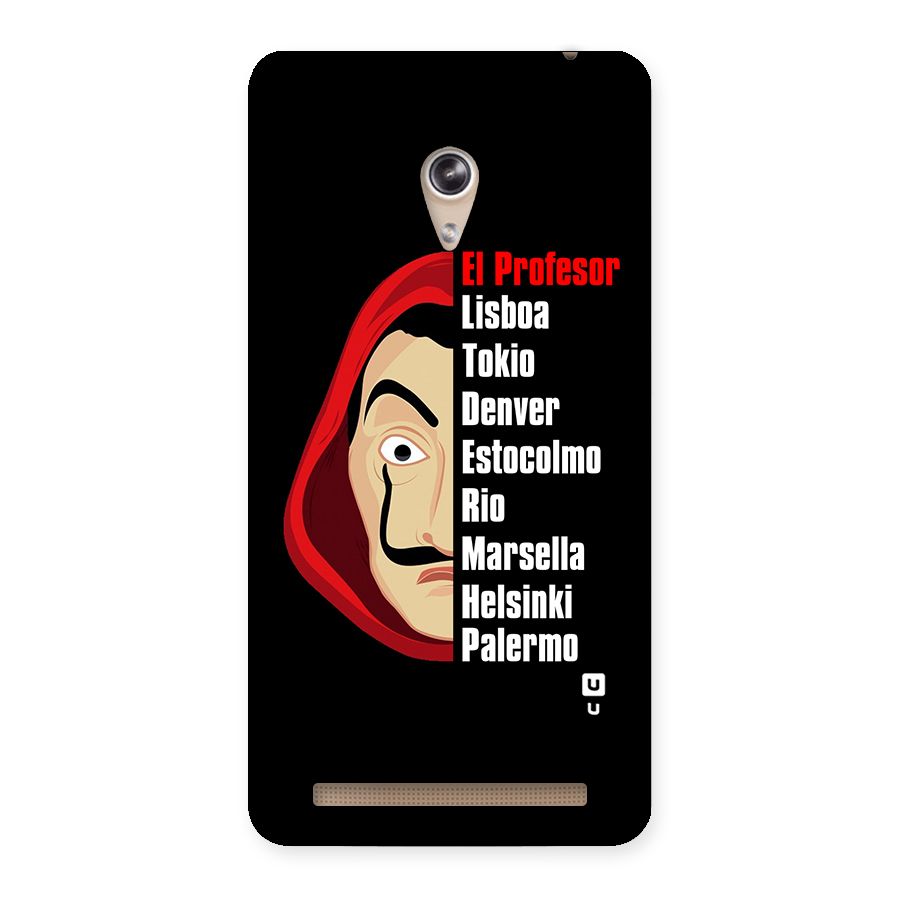 All Members Money Heist Back Case for Zenfone 6