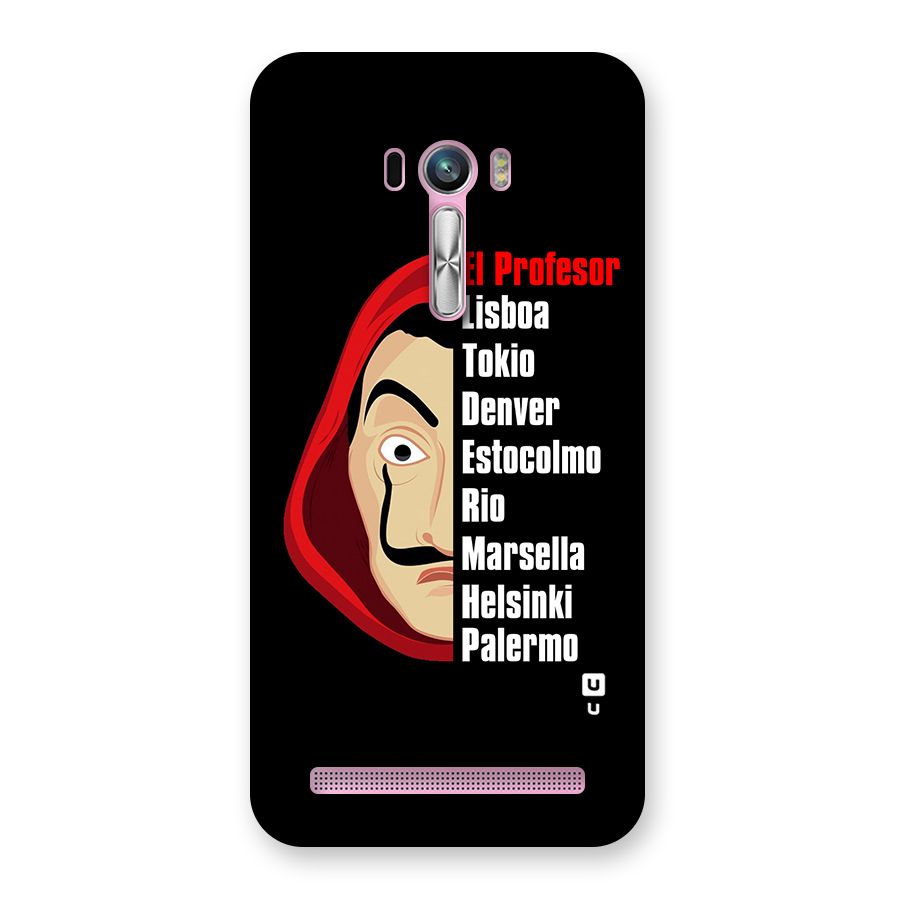 All Members Money Heist Back Case for Zenfone Selfie