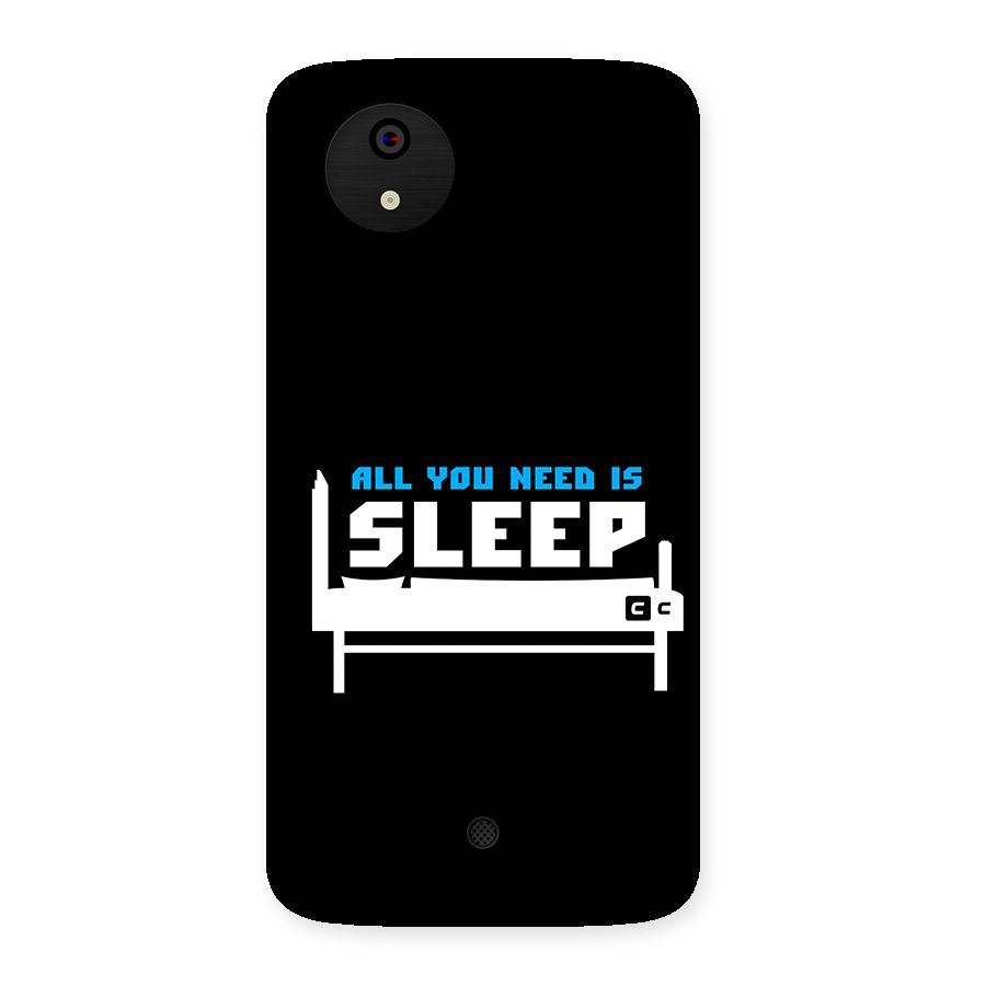 All You Need Sleep Back Case for Canvas A1  AQ4501