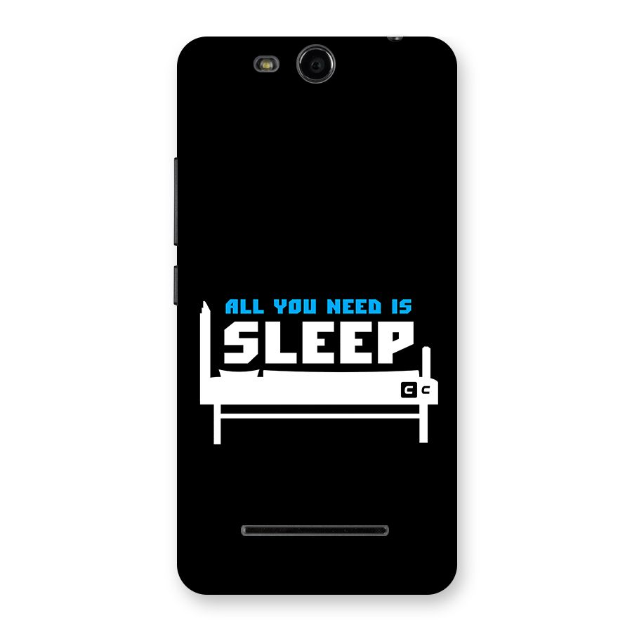 All You Need Sleep Back Case for Canvas Juice 3 Q392