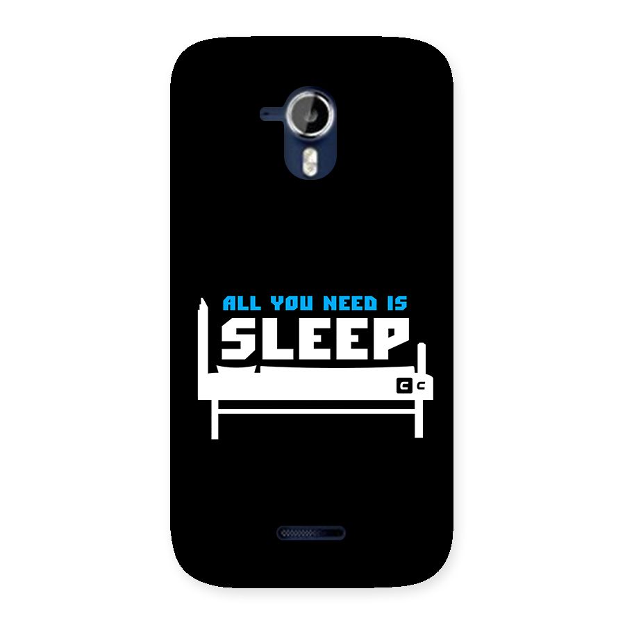 All You Need Sleep Back Case for Canvas Magnus A117