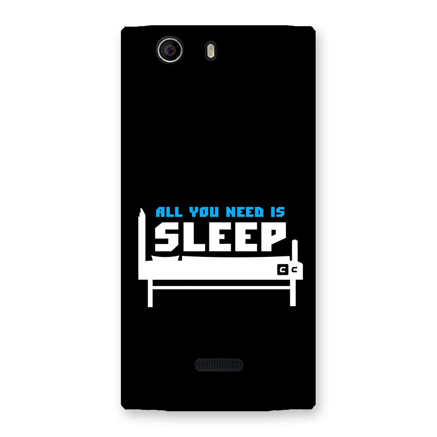All You Need Sleep Back Case for Canvas Nitro 2 E311