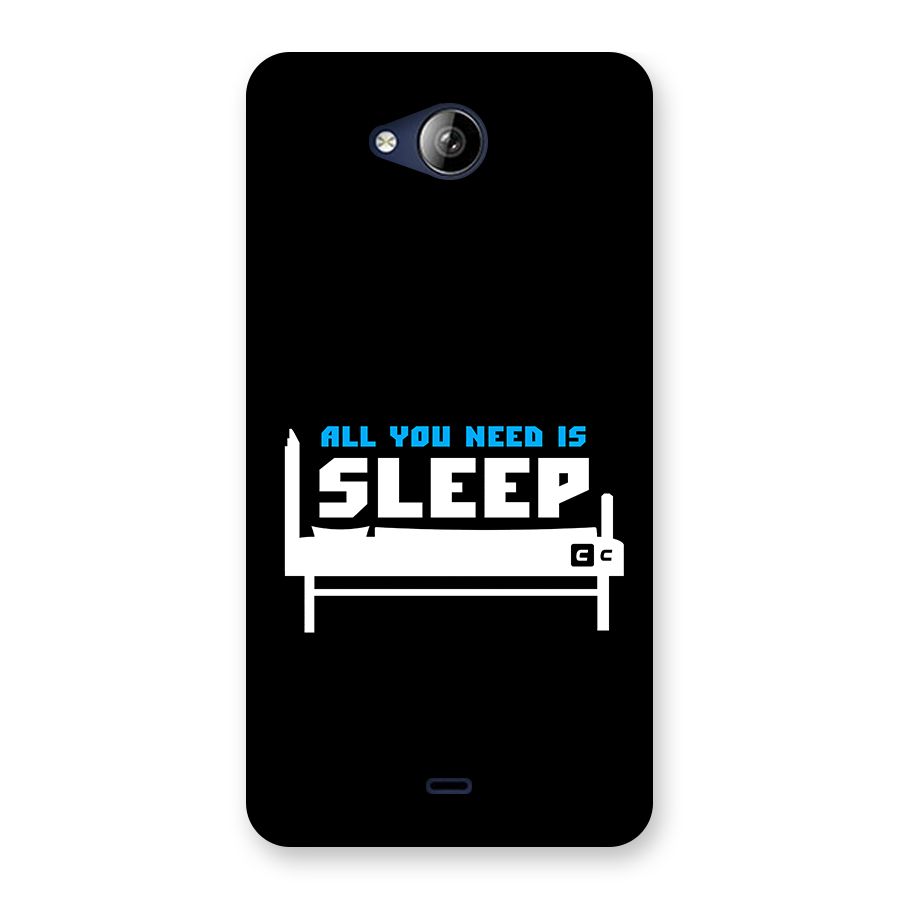 All You Need Sleep Back Case for Canvas Play Q355