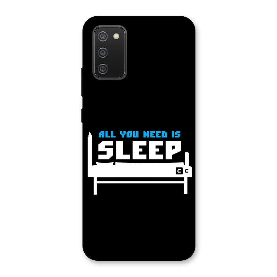 All You Need Sleep Back Case for Galaxy M02s