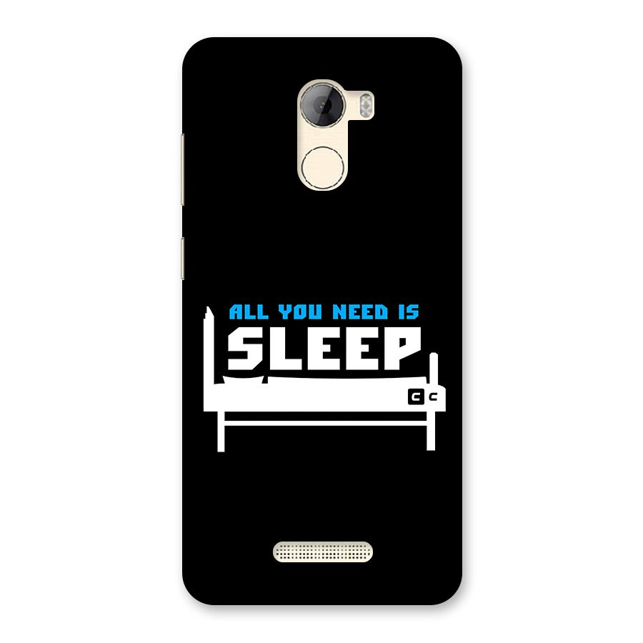 All You Need Sleep Back Case for Gionee A1 LIte