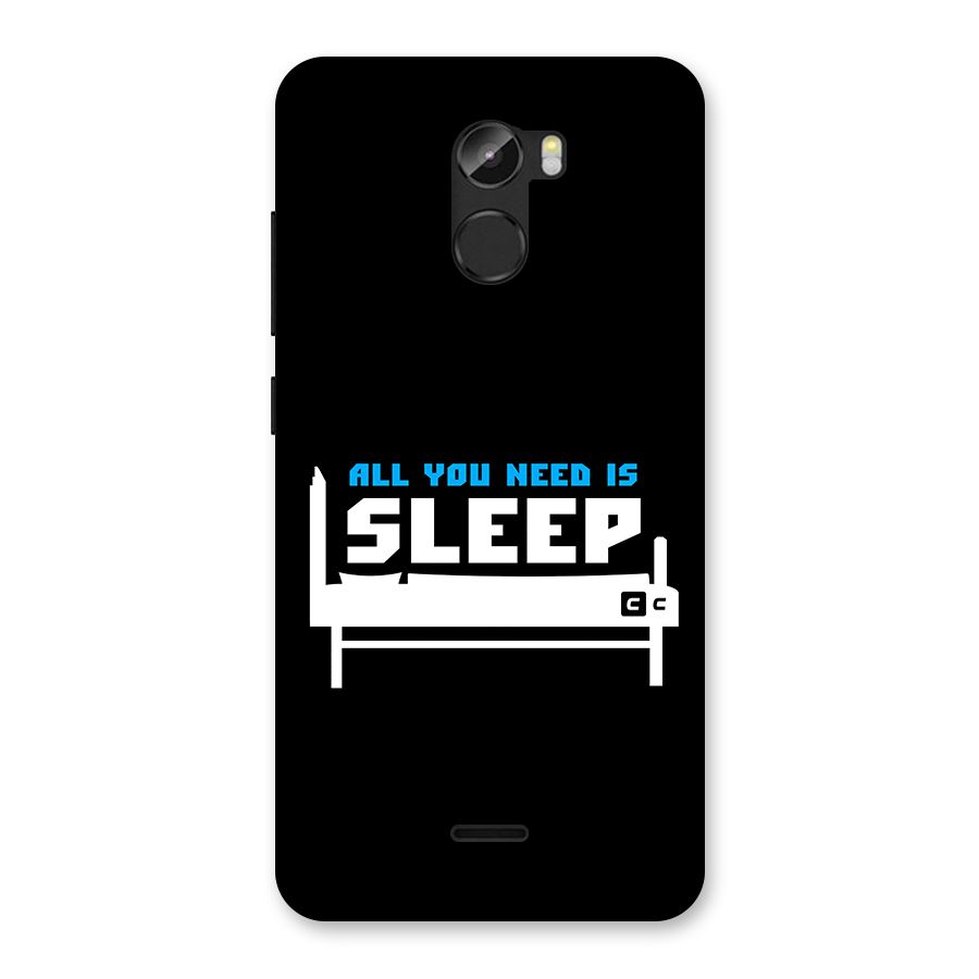 All You Need Sleep Back Case for Gionee X1