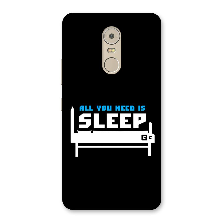 All You Need Sleep Back Case for Lenovo K6 Note