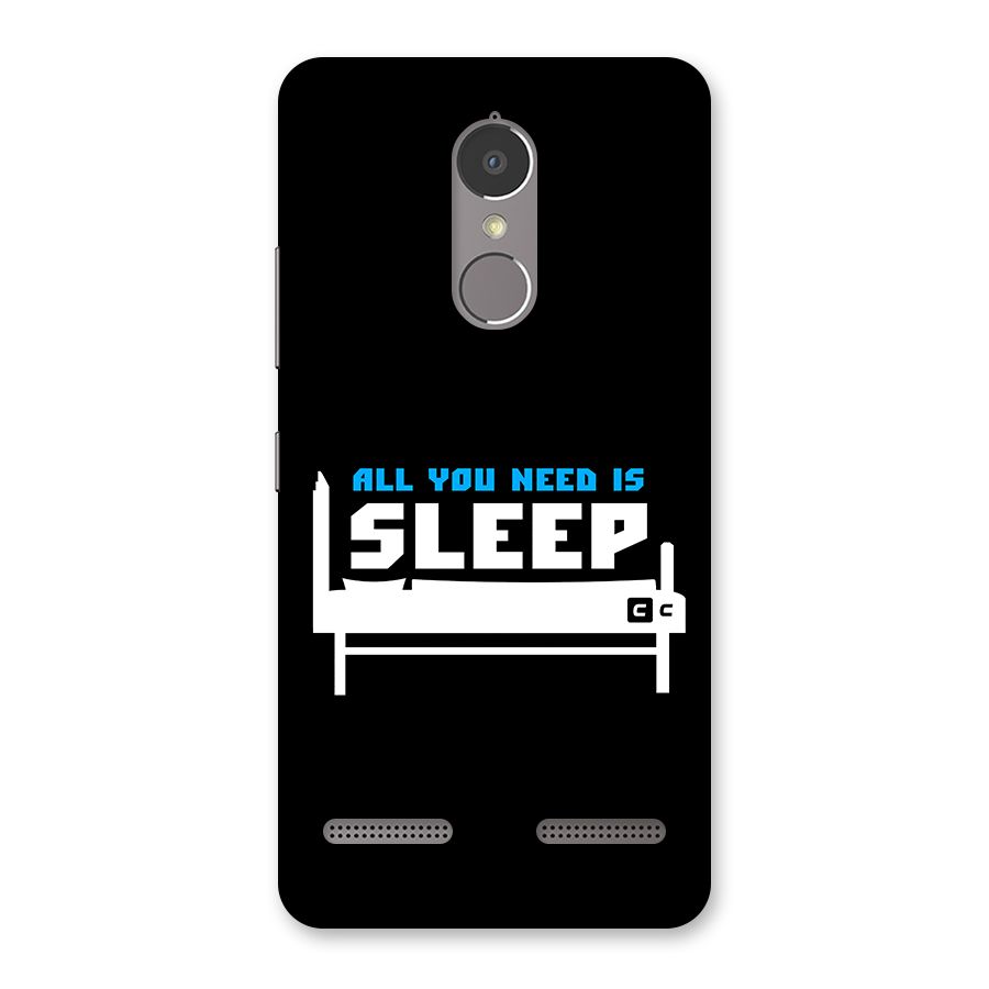 All You Need Sleep Back Case for Lenovo K6 Power