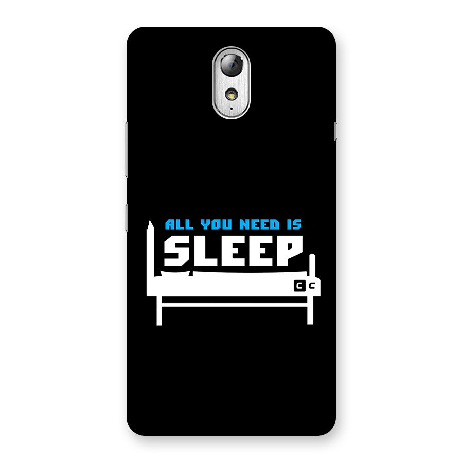 All You Need Sleep Back Case for Lenovo Vibe P1M