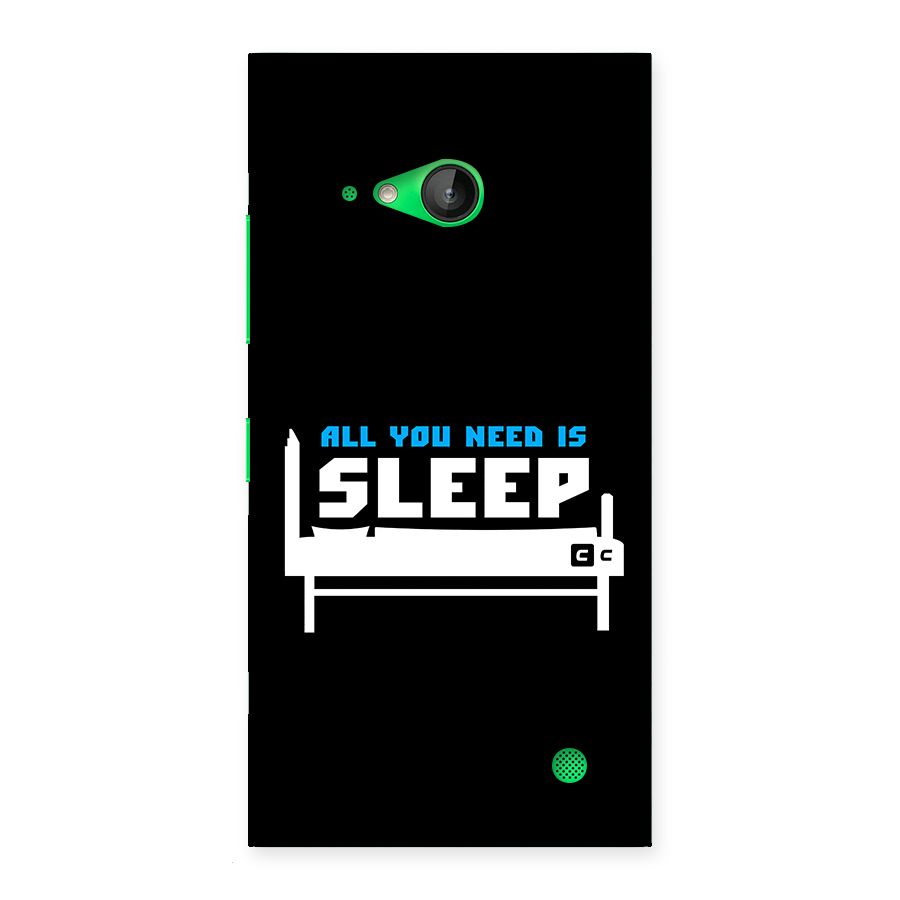 All You Need Sleep Back Case for Lumia 730