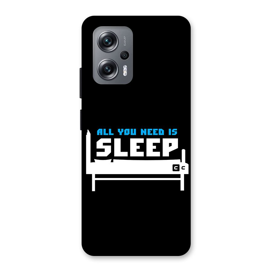 All You Need Sleep Back Case for Redmi K50i