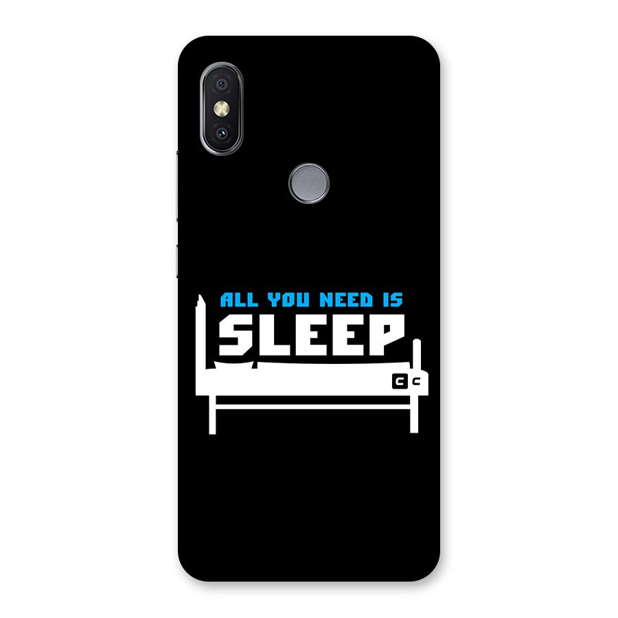 All You Need Sleep Back Case for Redmi Y2
