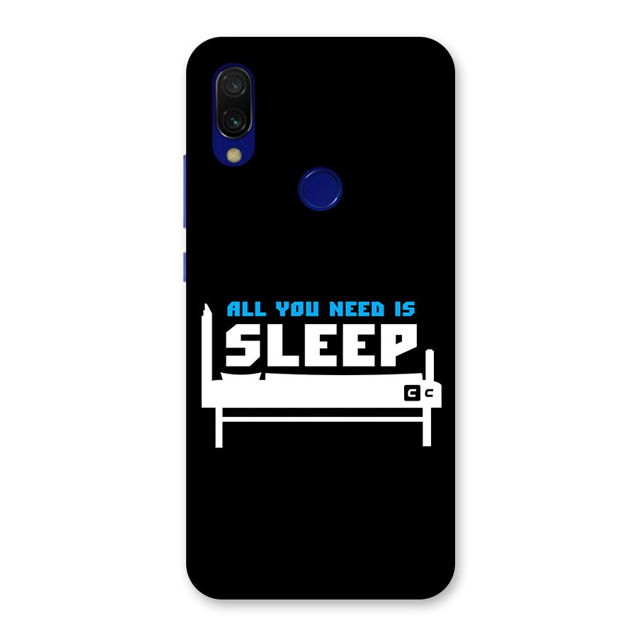 All You Need Sleep Back Case for Redmi Y3