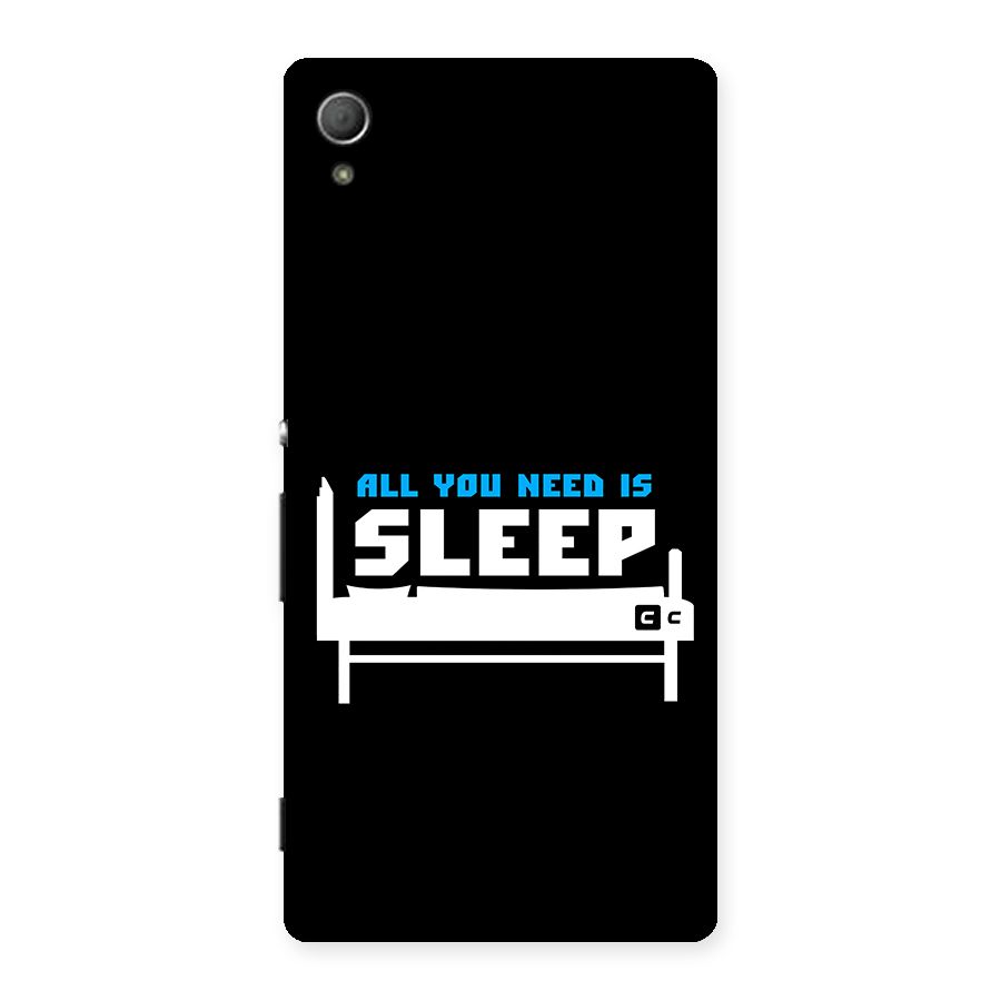 All You Need Sleep Back Case for Xperia Z4