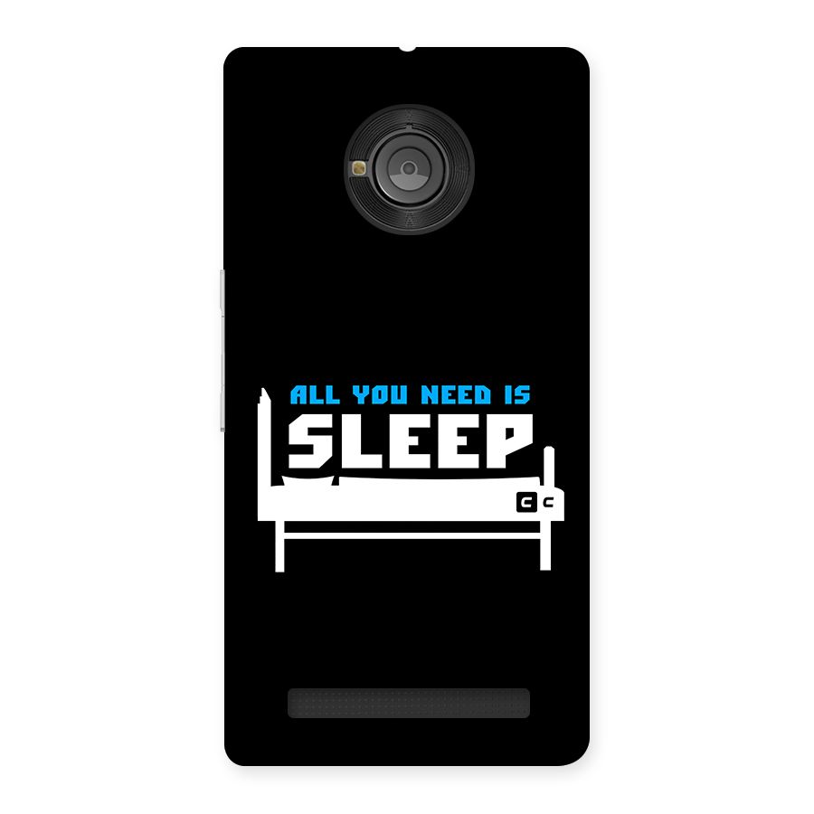 All You Need Sleep Back Case for Yuphoria