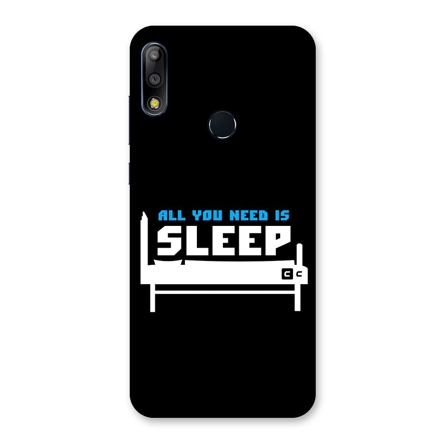 All You Need Sleep Back Case for Zenfone Max Pro M2