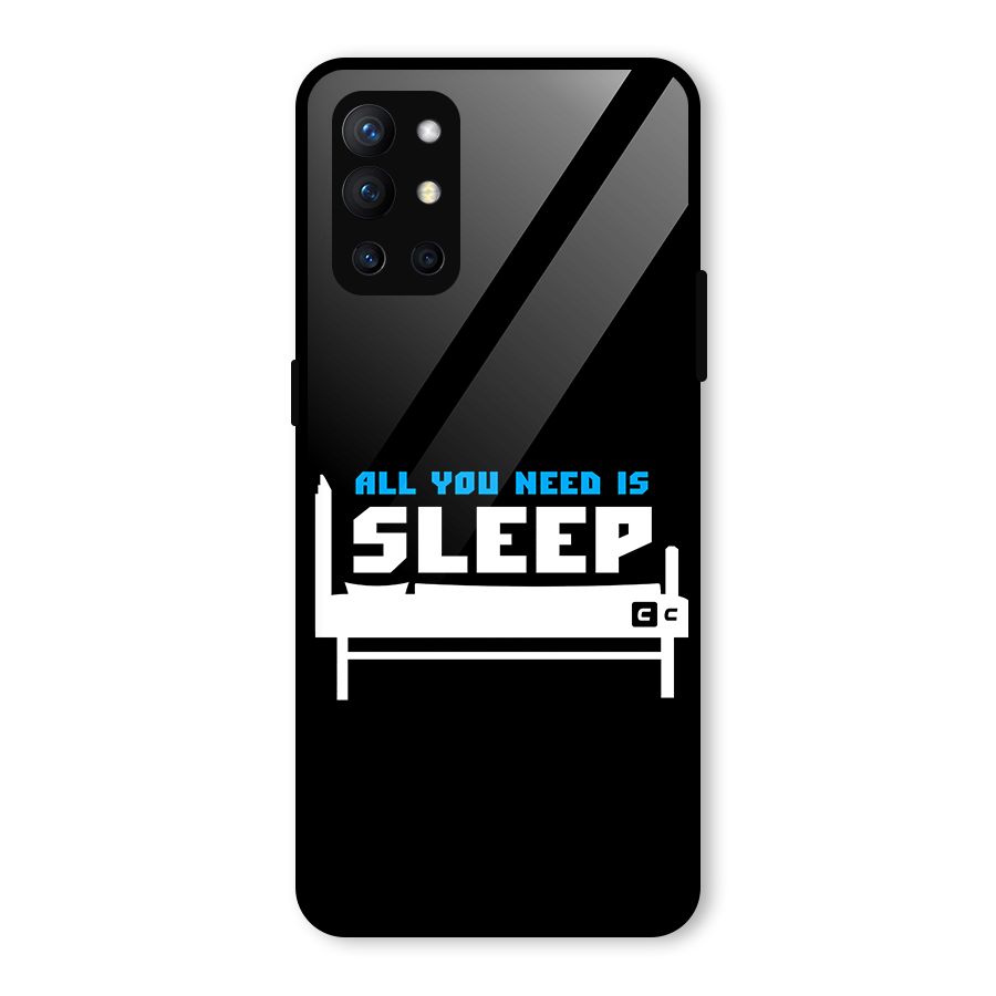 All You Need Sleep Glass Back Case for OnePlus 9R