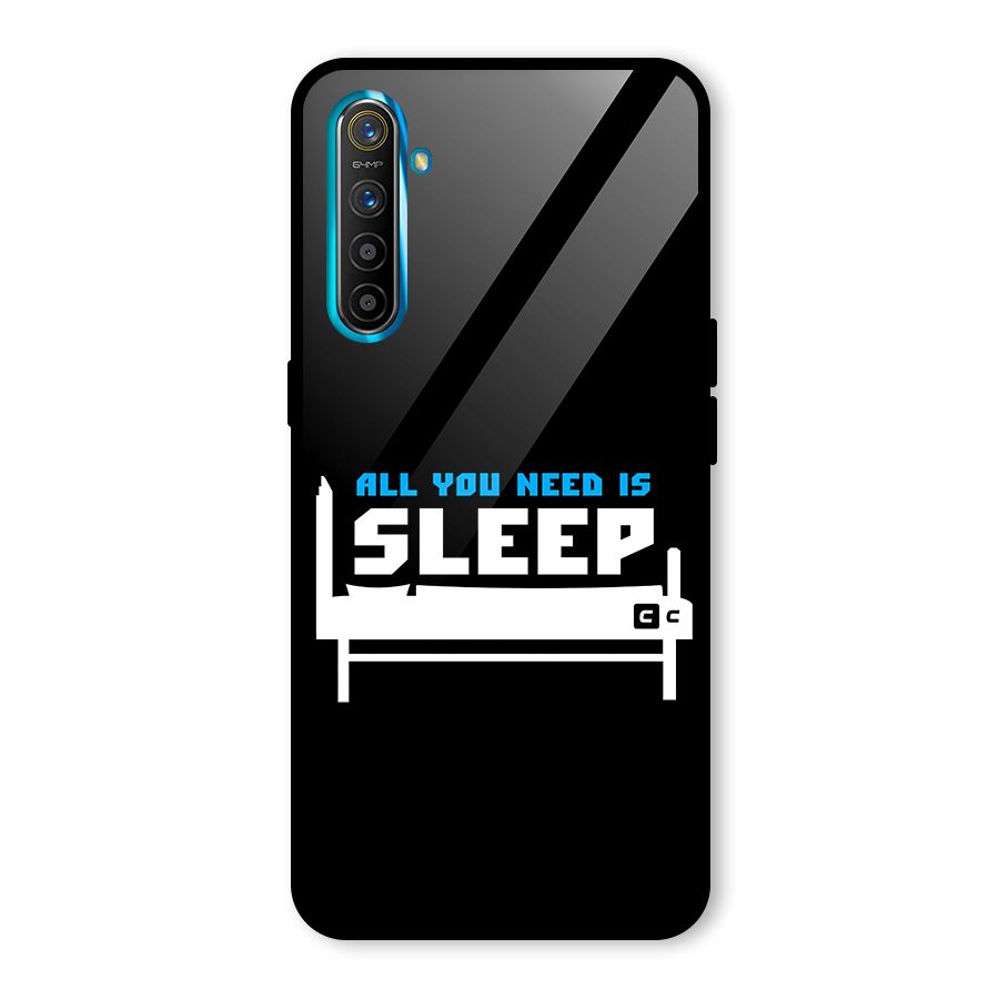 All You Need Sleep Glass Back Case for Realme X2