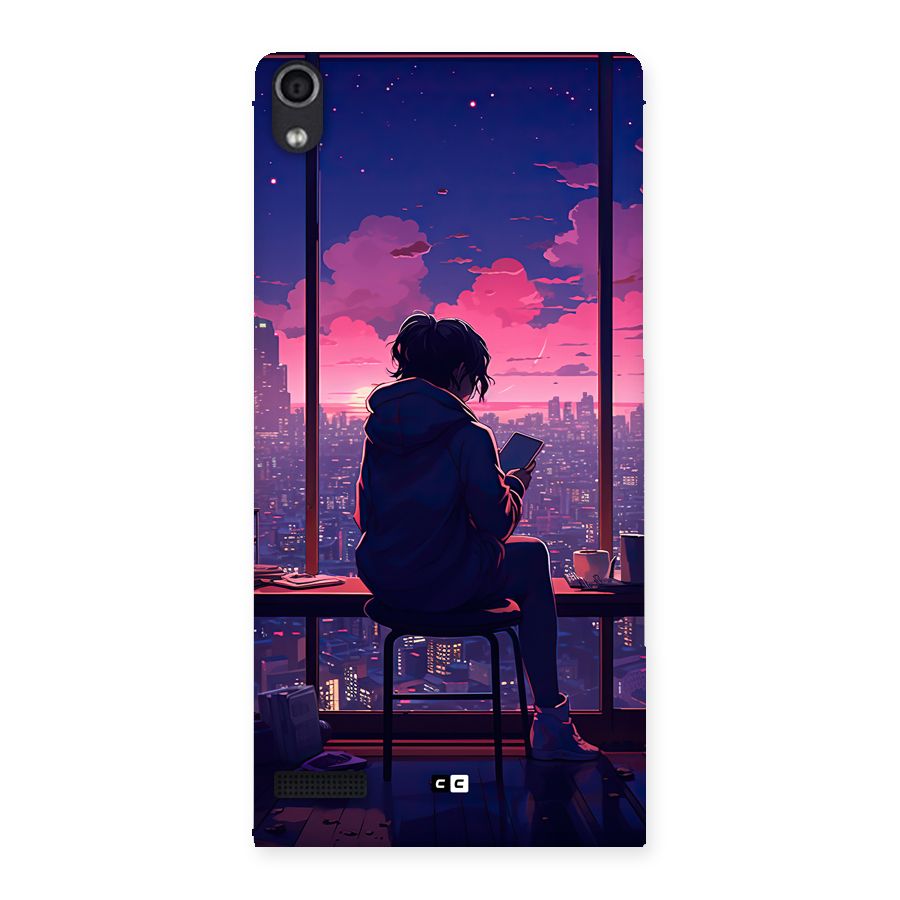 Alone Anime Back Case for Ascend P6
