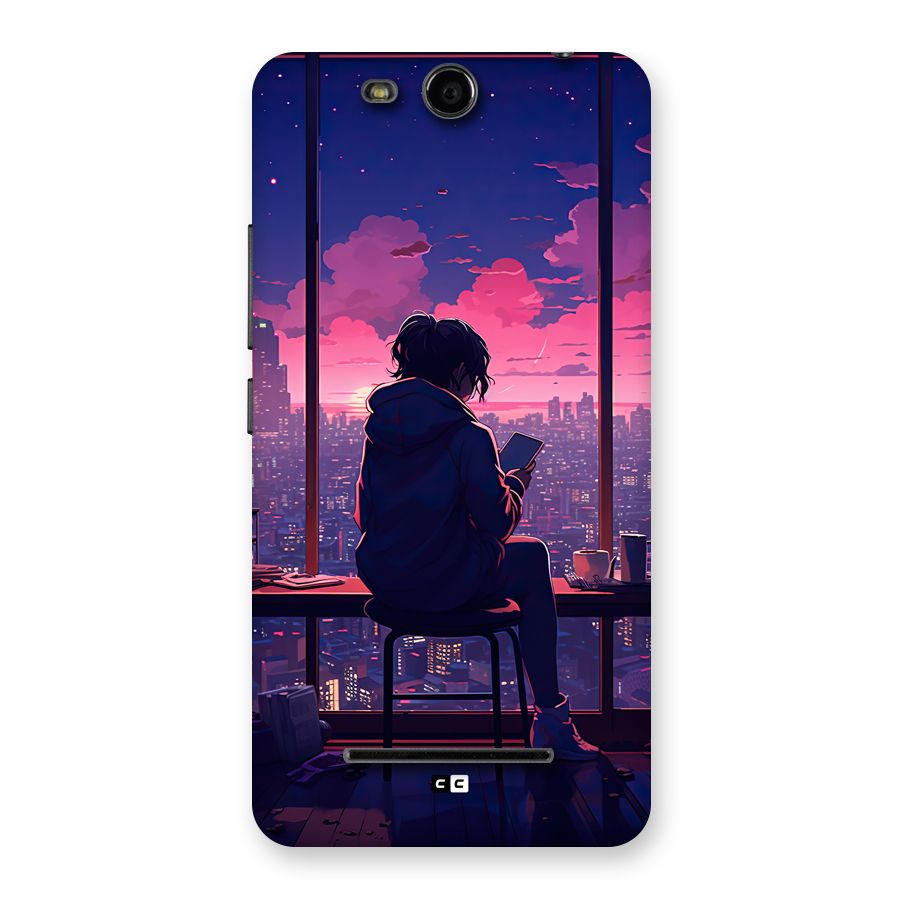 Alone Anime Back Case for Canvas Juice 3 Q392
