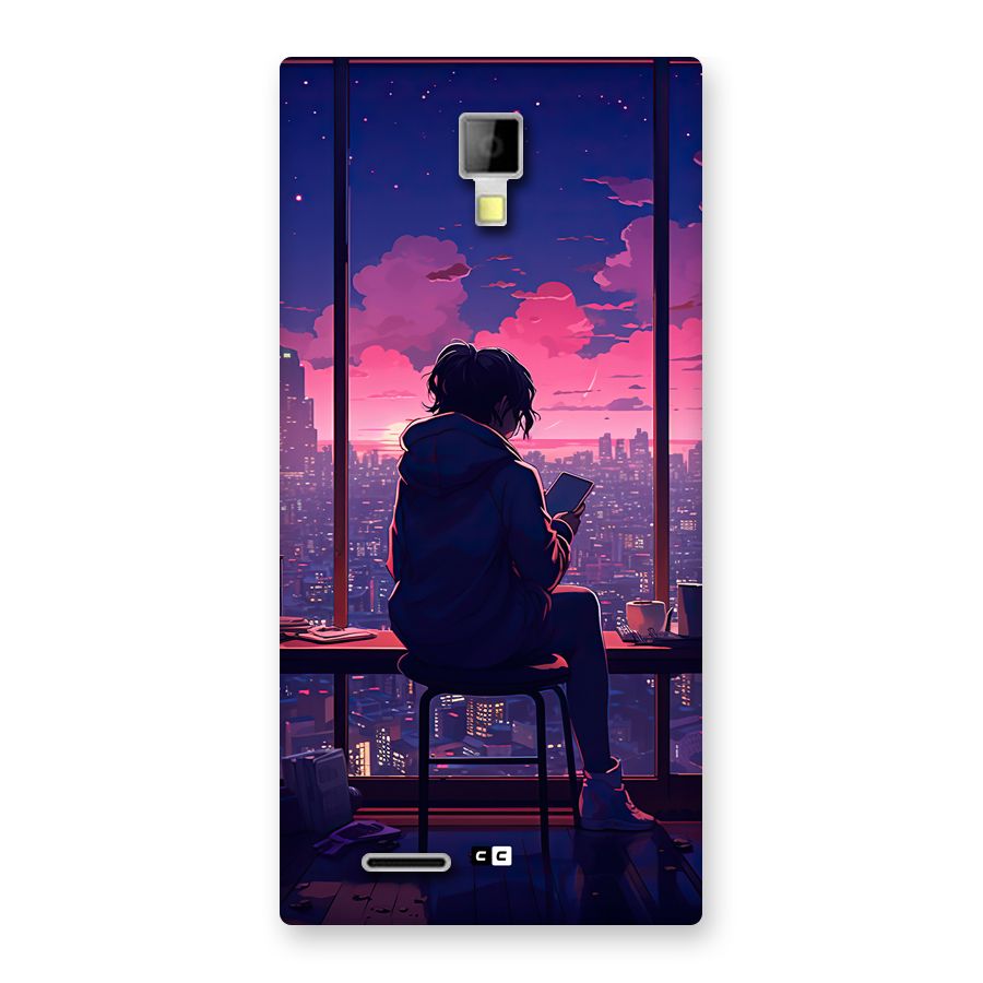 Alone Anime Back Case for Canvas Xpress A99