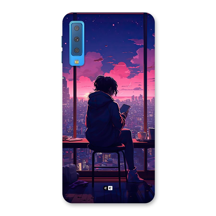 Alone Anime Back Case for Galaxy A7 (2018)