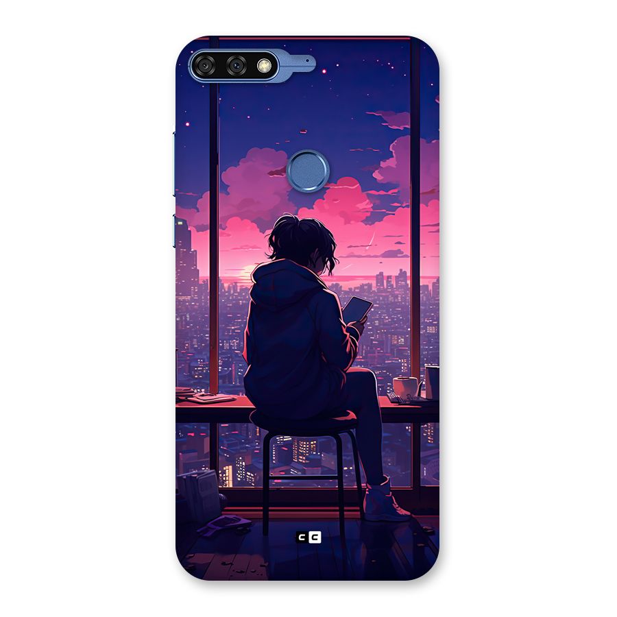 Alone Anime Back Case for Honor 7C