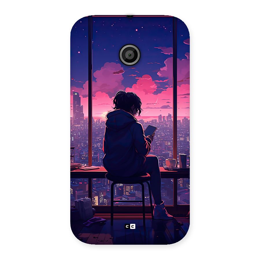 Alone Anime Back Case for Moto E