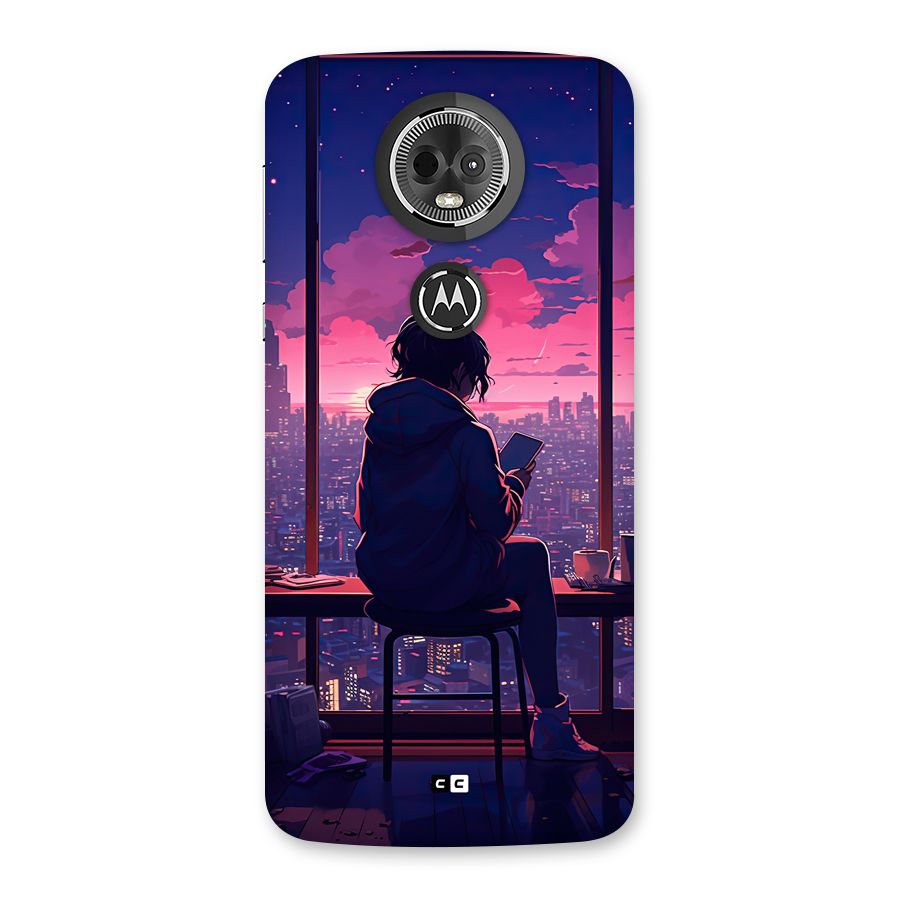 Alone Anime Back Case for Moto E5 Plus
