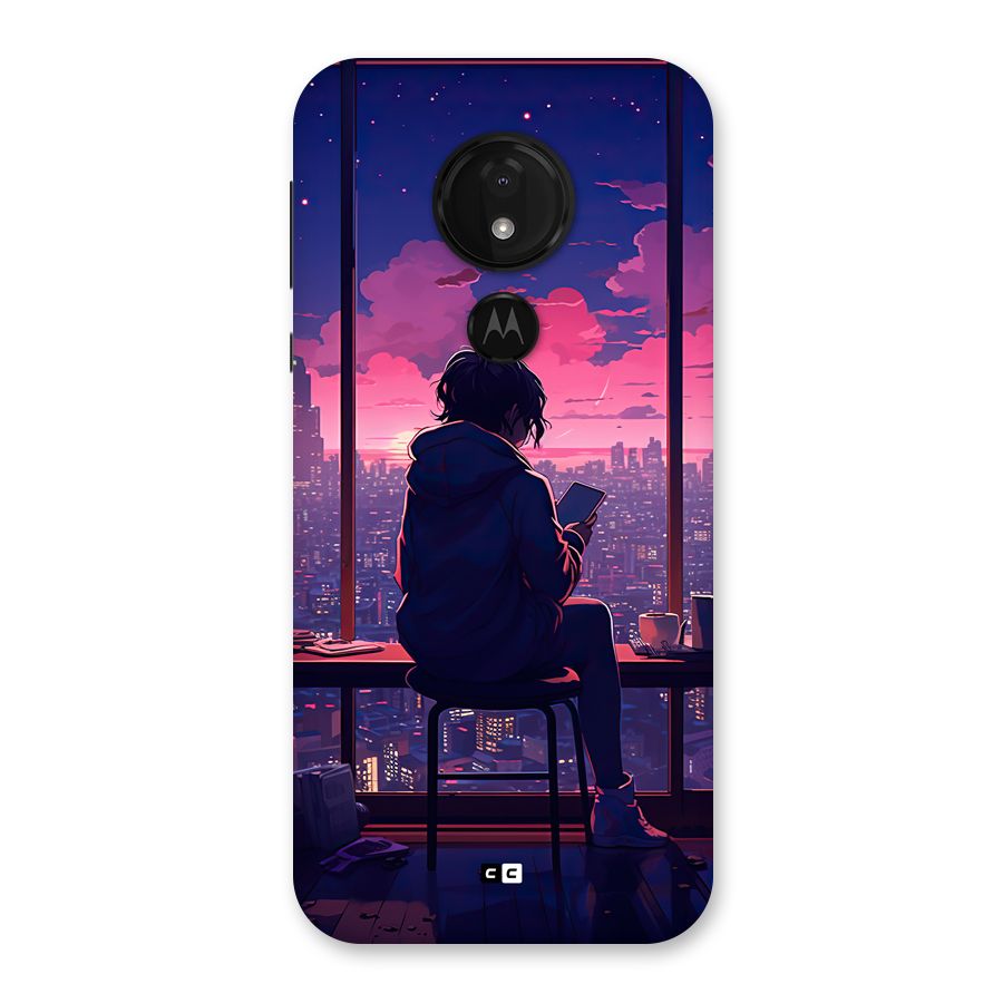 Alone Anime Back Case for Moto G7 Power