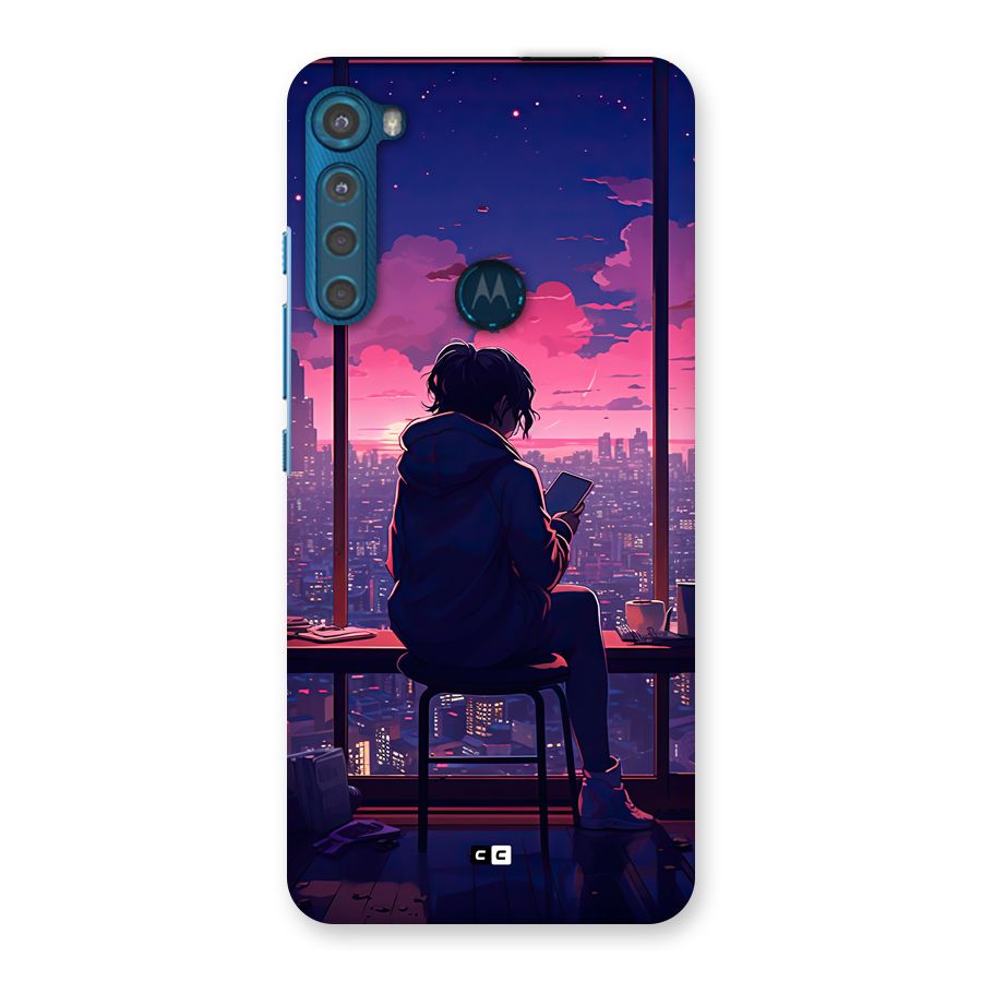 Alone Anime Back Case for Motorola One Fusion Plus