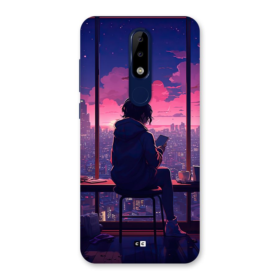 Alone Anime Back Case for Nokia 5.1 Plus