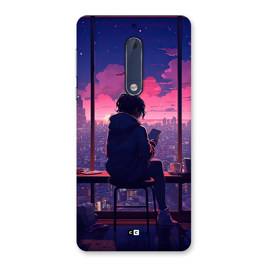 Alone Anime Back Case for Nokia 5