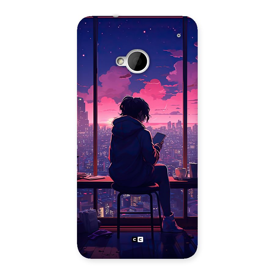Alone Anime Back Case for One M7 (Single Sim)