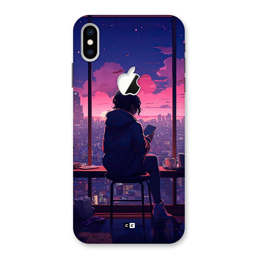 Alone Anime Back Case for iPhone XS Max Apple Cut