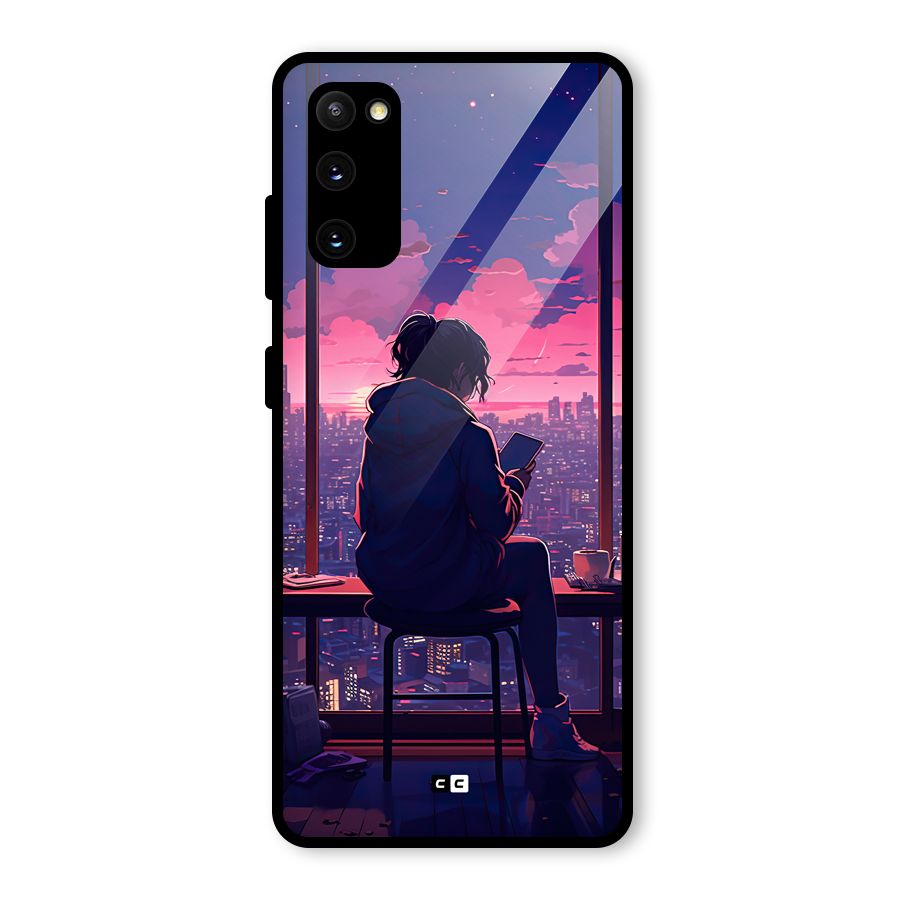 Alone Anime Glass Back Case for Galaxy S20 FE