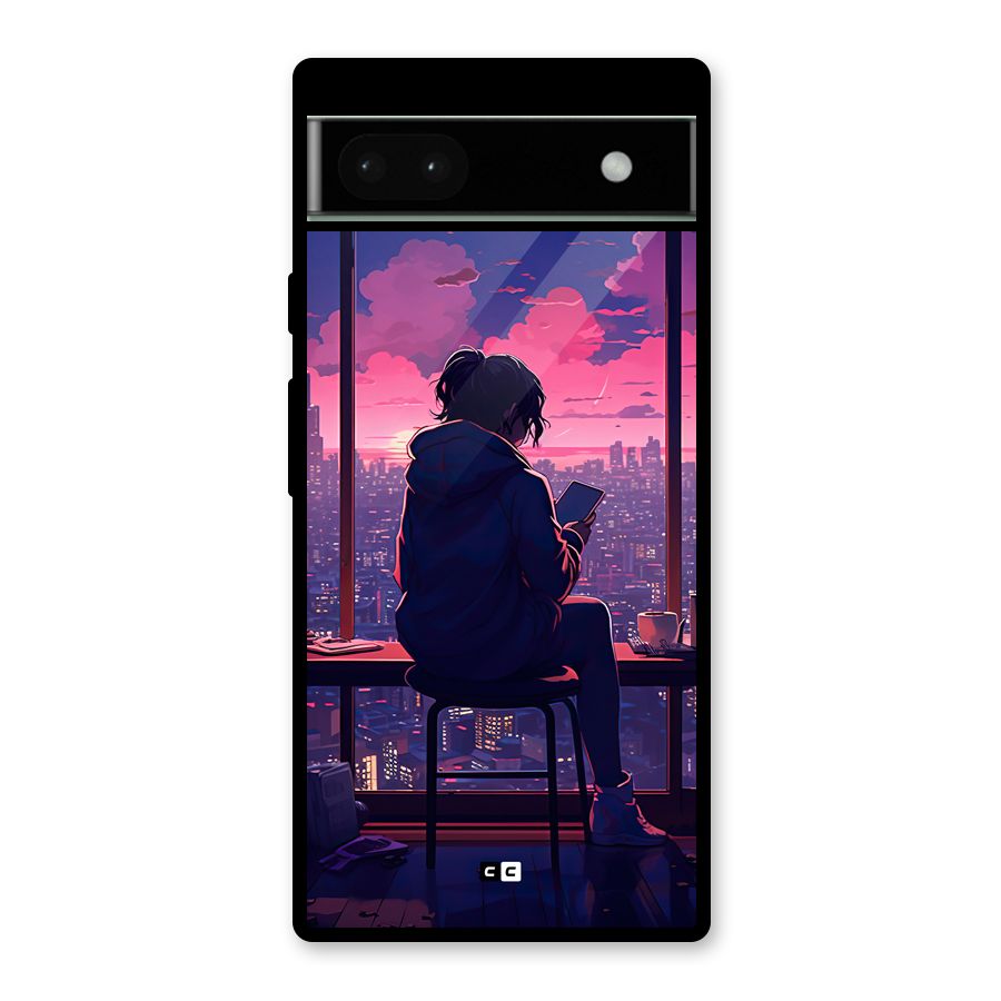 Alone Anime Glass Back Case for Google Pixel 6a