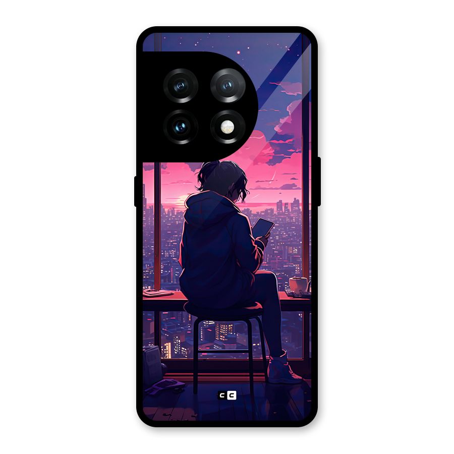 Alone Anime Glass Back Case for OnePlus 11