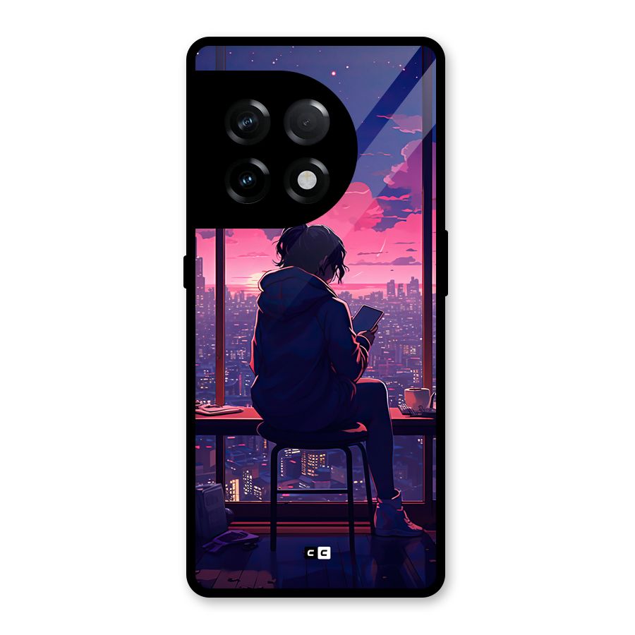 Alone Anime Glass Back Case for OnePlus 11R