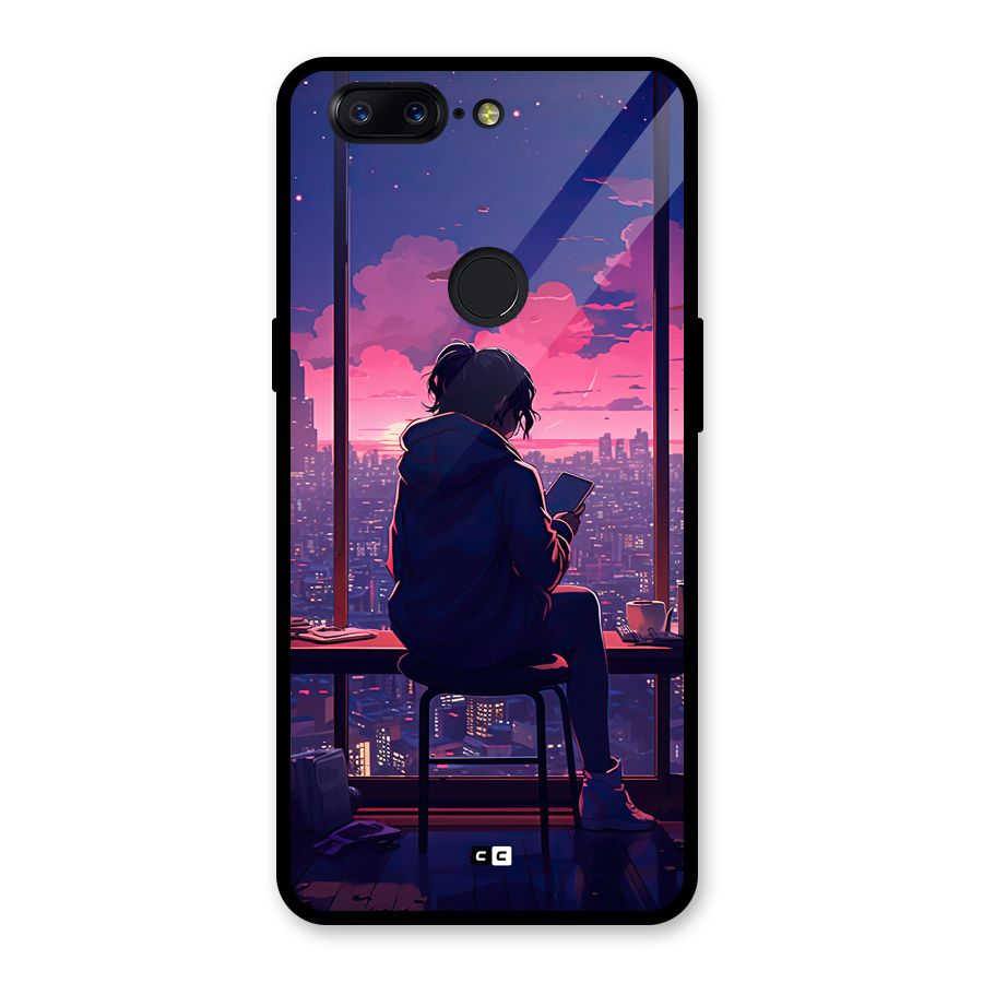Alone Anime Glass Back Case for OnePlus 5T