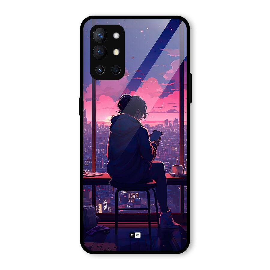 Alone Anime Glass Back Case for OnePlus 9R
