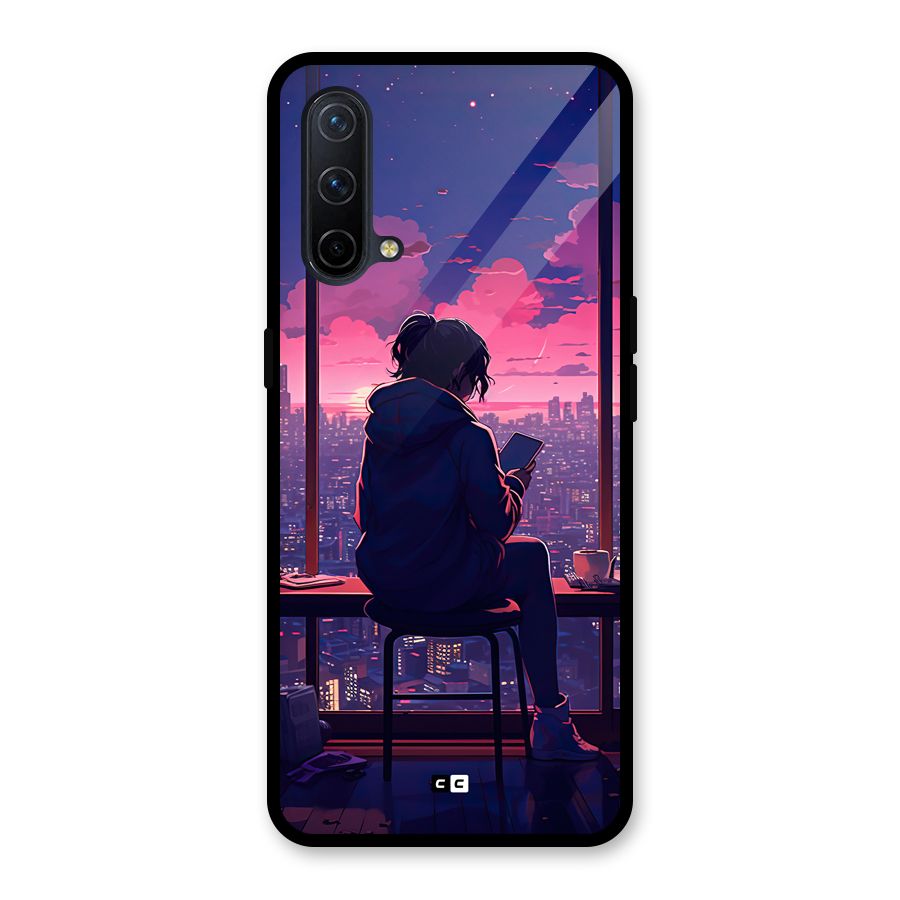 Alone Anime Glass Back Case for OnePlus Nord CE 5G