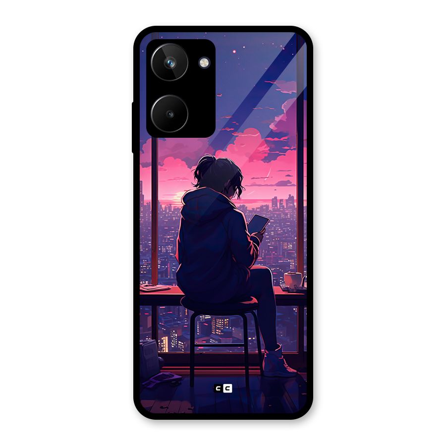 Alone Anime Glass Back Case for Realme 10
