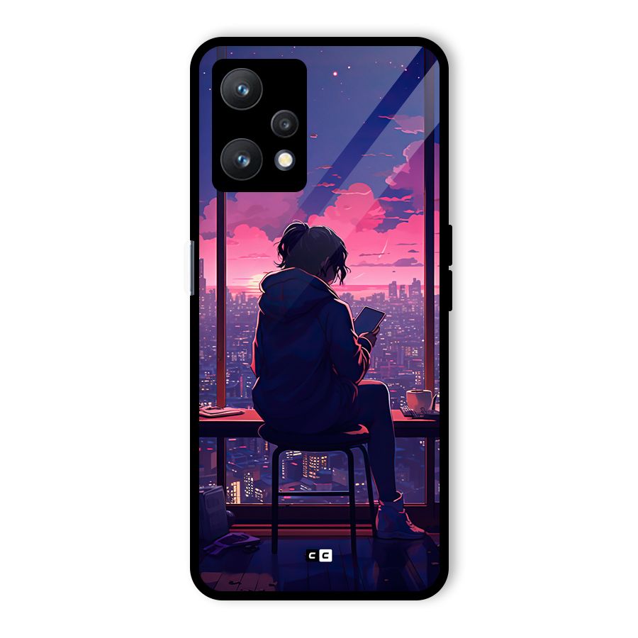 Alone Anime Glass Back Case for Realme 9 Pro 5G